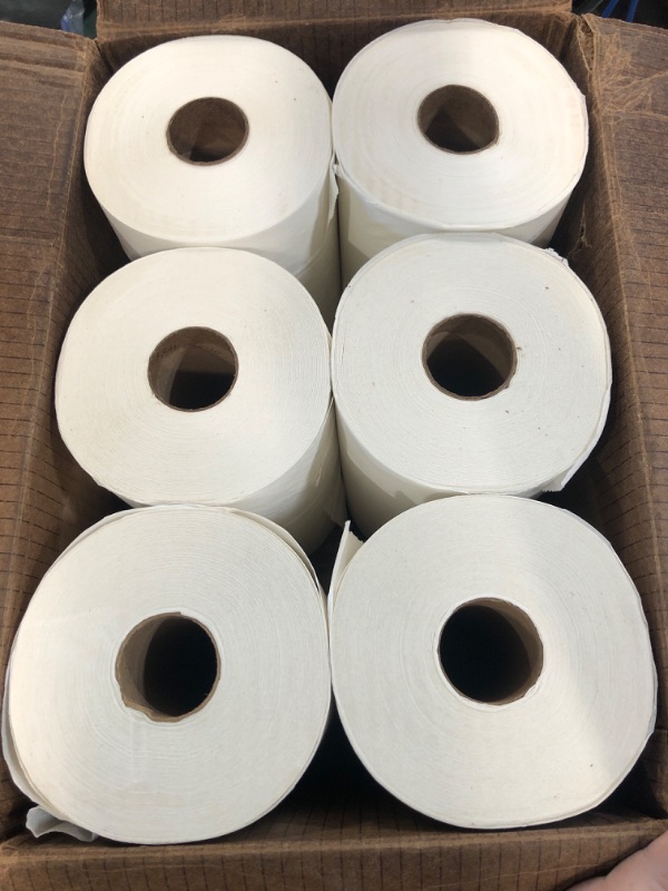 Photo 2 of Georgia-Pacific Professional Hardwound Paper Towel Roll, Nonperforated, 9 x 400ft, White (Case of 6 Rolls) (6 Rolls)