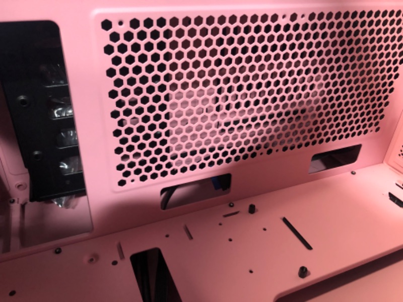 Photo 3 of Vetroo M03 Compact Computer Case Micro ATX Mini ITX All Pink