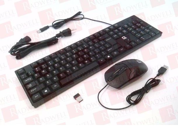 Photo 1 of QR-70 WIRED KEYBOARD WITH USB (DAMAGED) FOR MOUSE- NO MOUSE