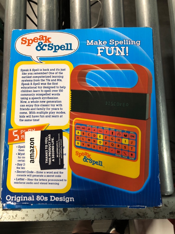 Photo 3 of Basic Fun Speak & Spell Electronic Game