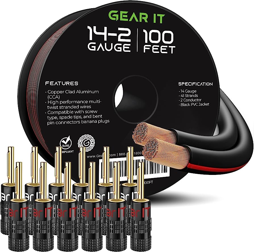 Photo 1 of GearIT 14 Gauge Speaker Wire