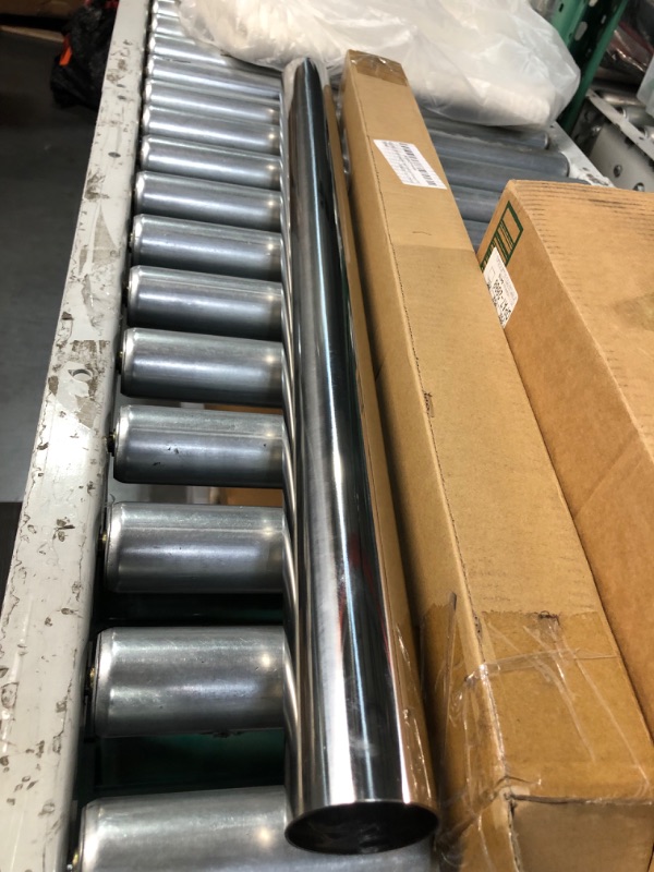 Photo 2 of FGJQEFG 2.25 Inch Straight DIY Custom Mandrel Exhaust Pipe Tube Pipe, 30 Inch Length, 2.25'' OD Mandrel Straight Pipe, T304 Stainless Steel, Universal Fitment - 1PC 2.25''OD-Straight-30''-1PC