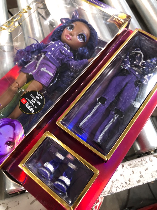 Photo 3 of Rainbow High Krystal Bailey – Indigo (Dark Purple) Fashion Doll 