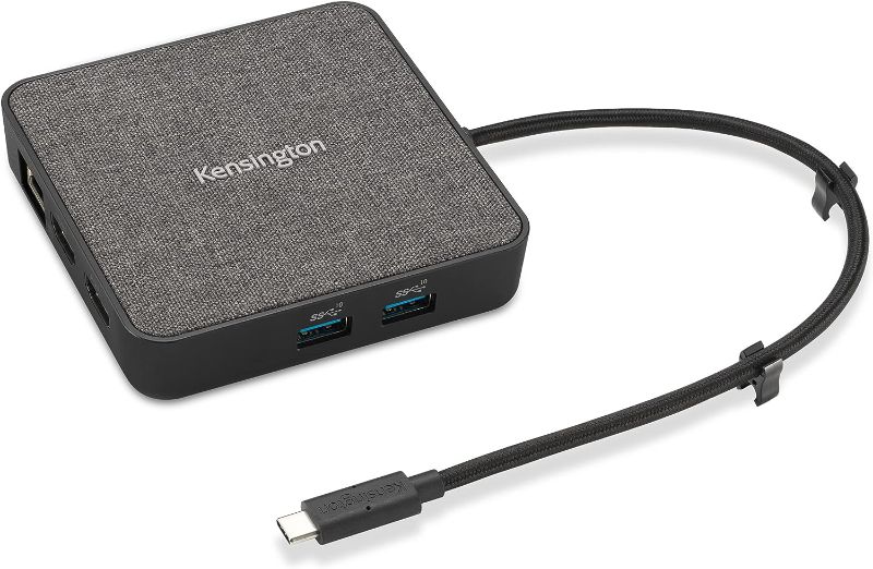 Photo 1 of Kensington MD125U4 USB C Hub USB4 Hub, 100W PD, Dual 4K Display via HDMI Ports, Work for USB-C Microsoft Surface Devices