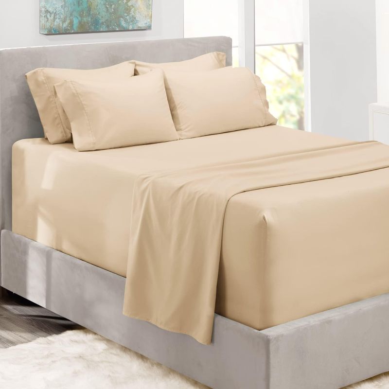 Photo 1 of **SEE NOTES** NESTL Fits Mattress 18-24 Inches Deep - Extra Deep Pocket Queen Sheets Sets