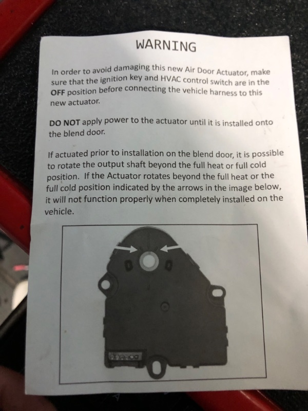 Photo 4 of Dorman 604-113 HVAC Blend Door Actuator Compatible with Select Cadillac / Chevrolet / GMC Models