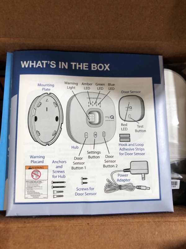 Photo 4 of CHAMBERLAIN Smart Garage Control - Wireless Garage Hub and Sensor 