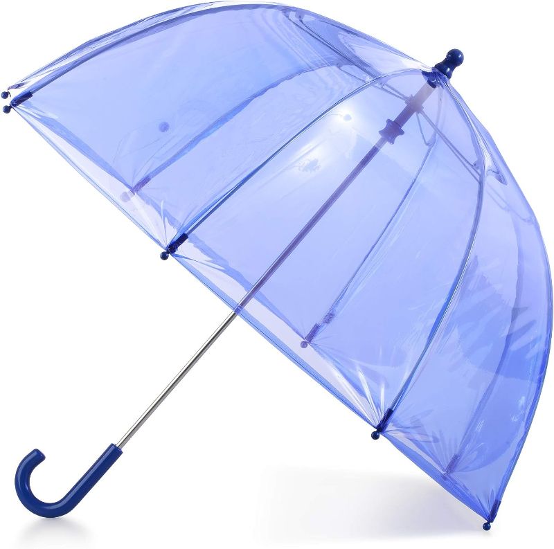 Photo 1 of **SEE NOTES** Totes Kids CLEAR BLUE Bubble Kids Umbrella - Perfect for Walking Safety- Child Safe  