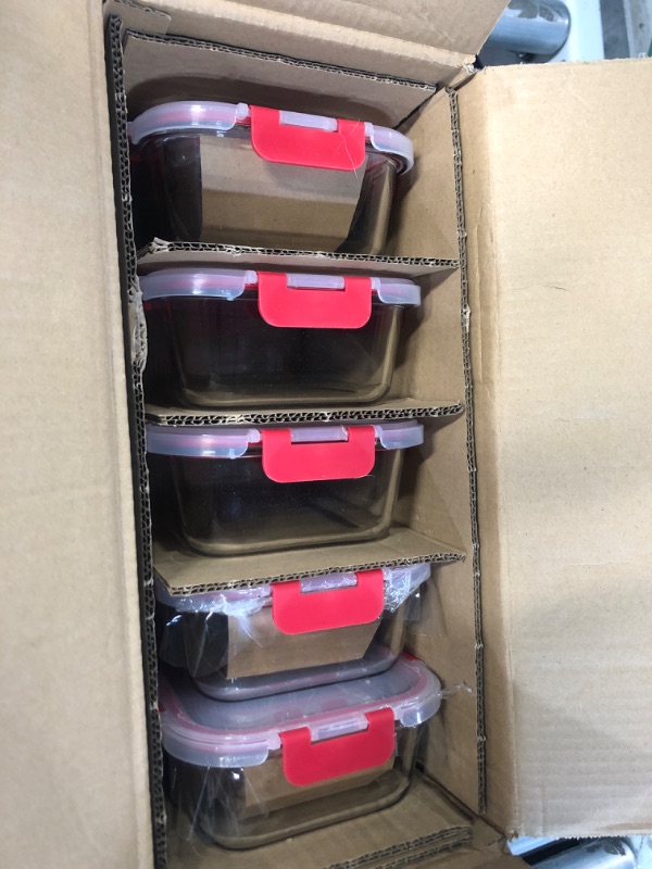 Photo 2 of **SEE NOTES**  VERONES Glass Meal Prep Containers