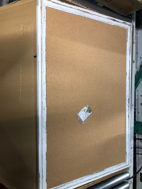 Photo 1 of QUEENLINK Corkboard Bulletin Board, 36 x 24 Inches