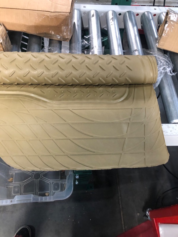 Photo 3 of FH Group F16400BEIGE Universal Fit all season protection Beige Automotive Cargo Mat/Trunk Liner