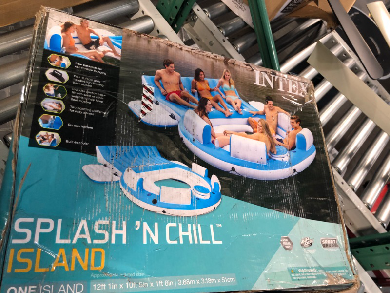 Photo 3 of * used *
Intex Splash 'N Chill, Inflatable Relaxation Island, 145"X125"X20"