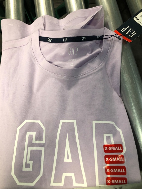 Photo 2 of GAP Ladies Graphic Logo Crew Neck Short Sleeve Tee - SIZE XS