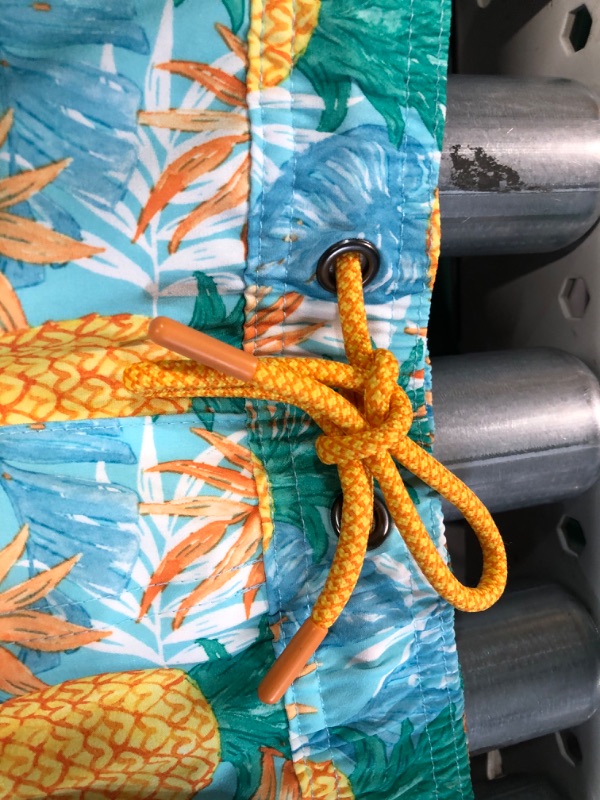 Photo 5 of 2 Boy's Resort Swim Trunk (XX-Large, Pineapple Bloom, 2 SETS)
