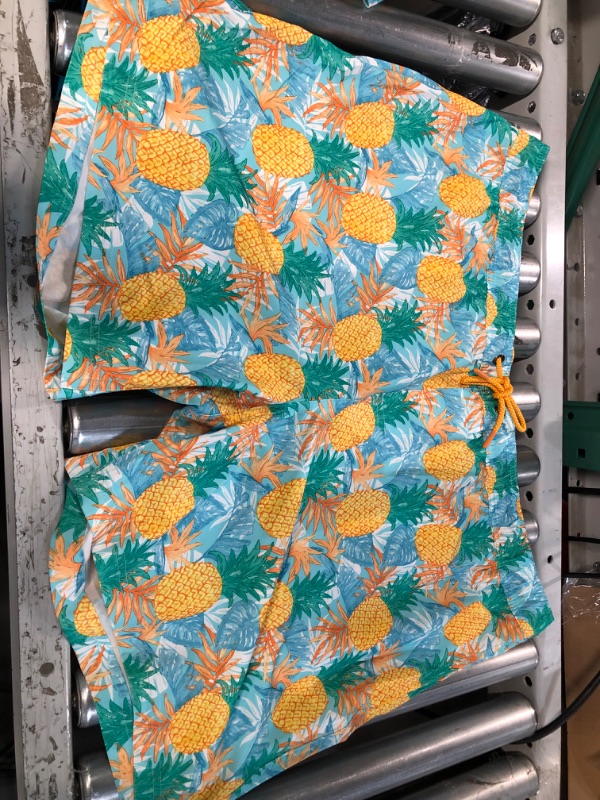 Photo 4 of  Boy's Resort Swim Trunk (XX-Large, Pineapple Bloom, 2 SETS)
