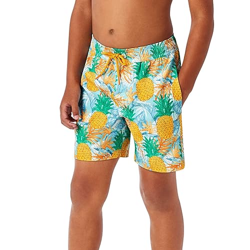Photo 1 of  Boy's Resort Swim Trunk (XX-Large, Pineapple Bloom, 2 SETS)
