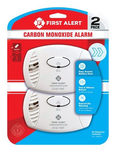 Photo 1 of First Alert Battery-Powered Electrochemical Carbon Monoxide Detector