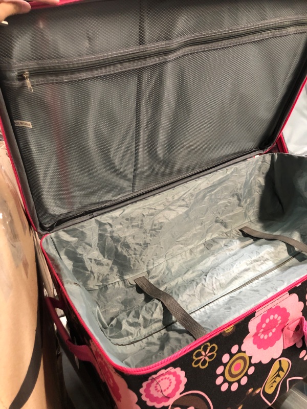 Photo 2 of  28'' ONLY // Rockland Impulse Flowers Softside Upright Luggage //  28'' ONLY