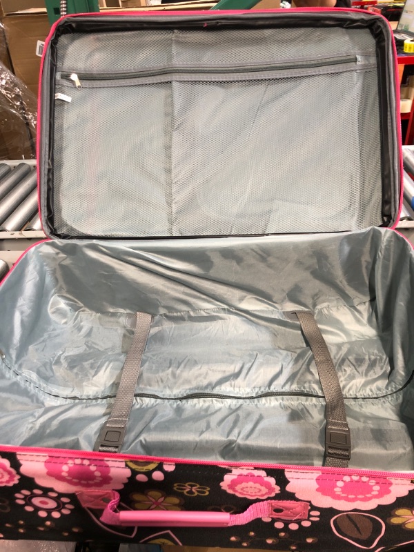 Photo 3 of  24'' ONLY // Rockland Impulse Flowers Softside Upright Luggage //  24'' ONLY