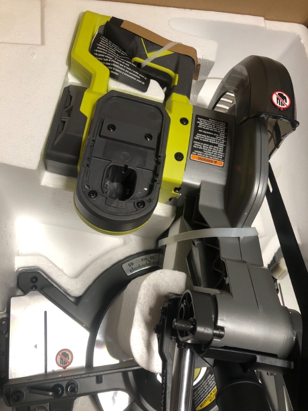 Photo 6 of RYOBI ONE+ 18V Cordless 7-1/4 in. Sliding Compound Miter Saw