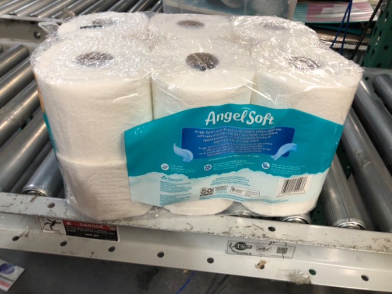 Photo 3 of Angel Soft® Toilet Paper with Fresh Linen Scent, 48 Mega Rolls = 192 Regular Rolls, 2-Ply Bath Tissue