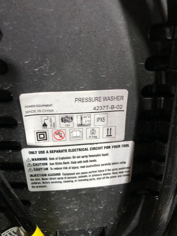 Photo 5 of ***NONFUNCTIONAL - FOR PARTS - SEE NOTES***
Suyncll Electric Pressure Washer with Hose Reel