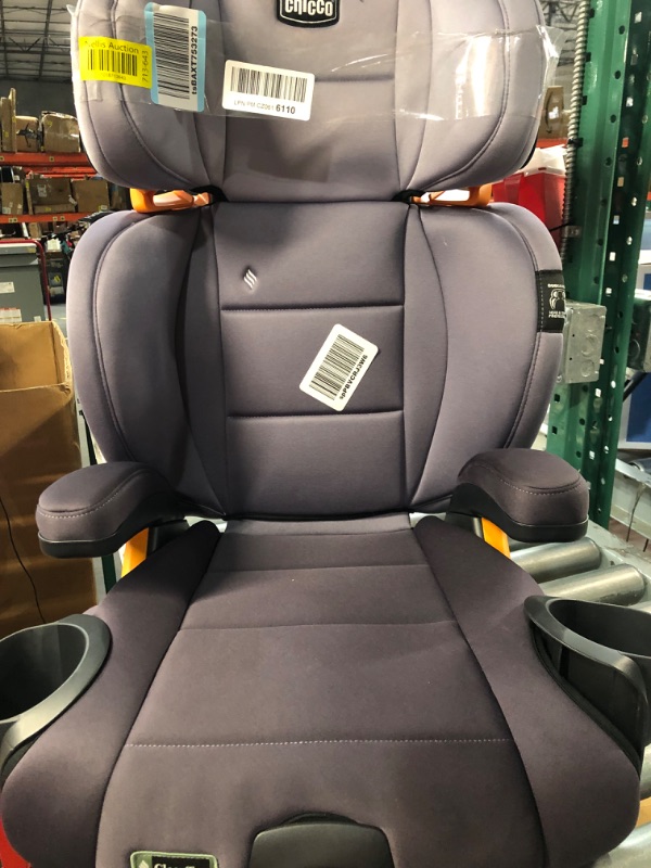 Photo 1 of Chicco KidFit ClearTex Plus 2-in-1 Belt-Positioning Booster Car Seat, Backless and High Back Booster Seat, for Children Aged 4 Years and up and 40-100 lbs. | Lilac/Purple