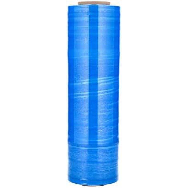 Photo 1 of (USED) PSBM Blue Wrap, 1 Pack, 24 Inch x 1500 Feet, 80 Gauge, Plastic Cling Dark Color