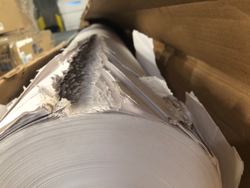 Photo 1 of **damaged**School Smart Butcher Kraft Paper Roll, 40 lbs, 36 Inches x 1000 Feet, White