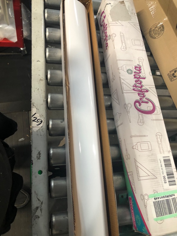 Photo 1 of Craftopia Magnetic Roll | 24” x 10’ | Car Safe for Vehicles | 25 mil Strong Magnet Sheet Flexible Roll | White Material | 2 feet x 10 feet | Cut w/Scissors or Cricut, Silhouette Cameo, Craft Cutter