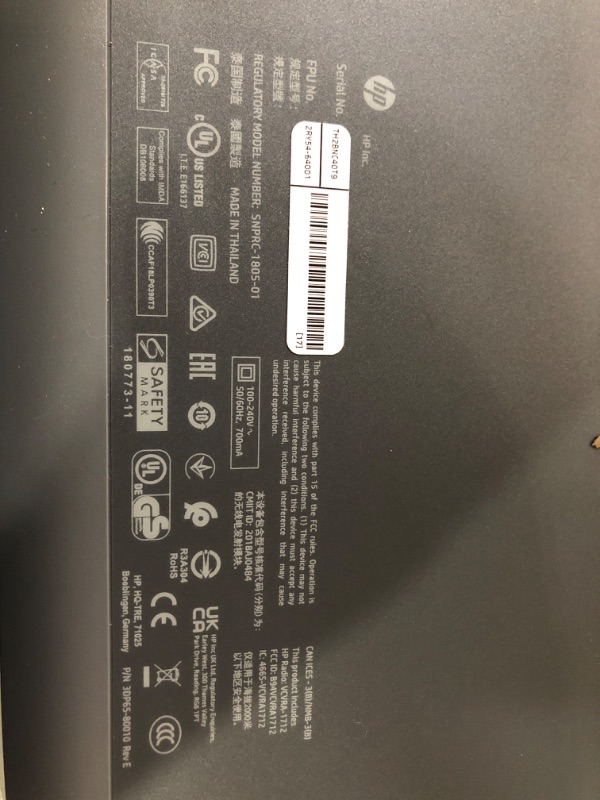 Photo 1 of HP - Tango Wireless Instant Ink Ready Inkjet Printer - Wisp Gray
