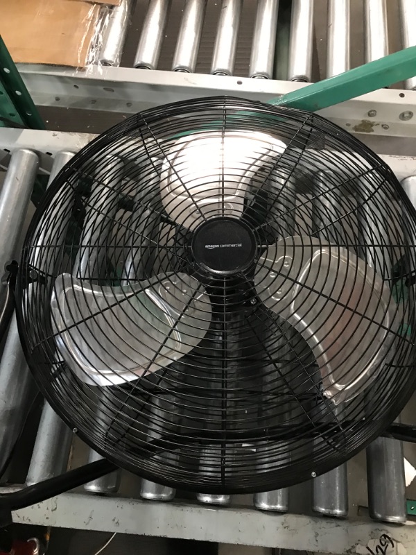 Photo 5 of **damaged**AmazonCommercial HVF20-SP Industrial Fan, 20", Black