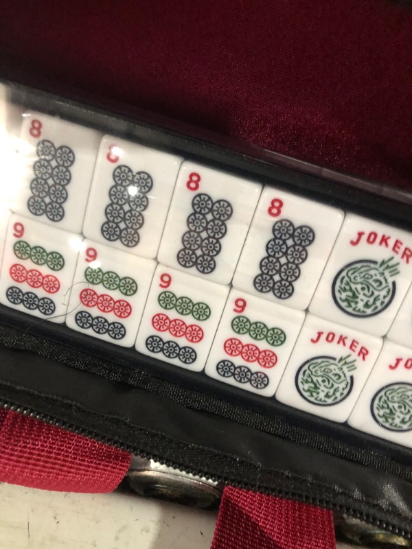 Photo 4 of American Mahjong Game Set With Red Bag