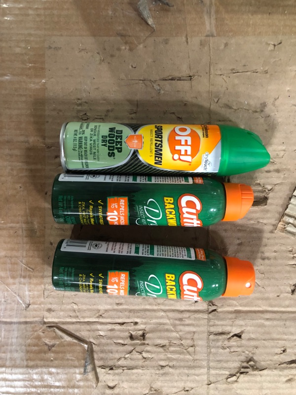 Photo 1 of 3 cans of bug spray NON-REFUNDABLE