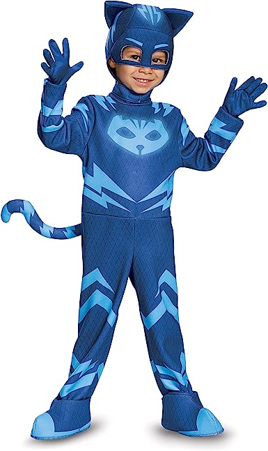 Photo 1 of Toddler Boys' Deluxe PJ Masks Catboy Jumpsuit Costume 3T-4T