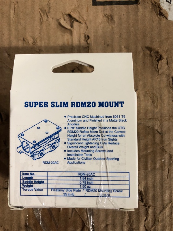 Photo 1 of  Super Slim RDM20 MOUNT