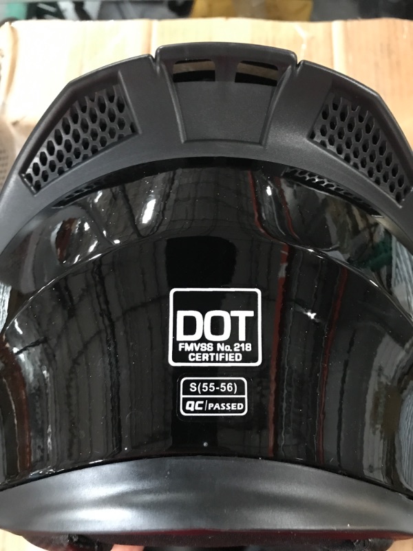 Photo 1 of KYPARA Full Face Motorcycle Helmet with Internal Tinted Visor & DOT Approved for Moped ATV Cruiser Scooter (Starry Night, Small) Starry Night Small