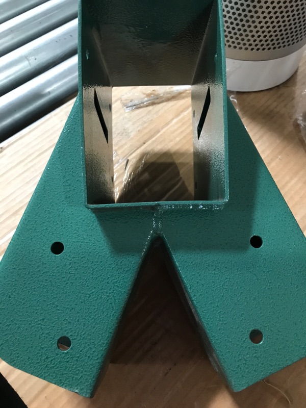 Photo 2 of  A-Frame 2 Brackets Swing Set Bracket with Heavy Duty Mounting Hardware - Green