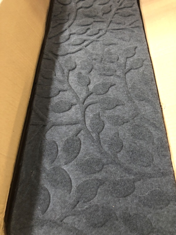 Photo 1 of Jaoul Stair Runners for Wooden Steps Non-Slip 8" X 30" Indoor 15PCS Stair Treads Carpets Dark Gray