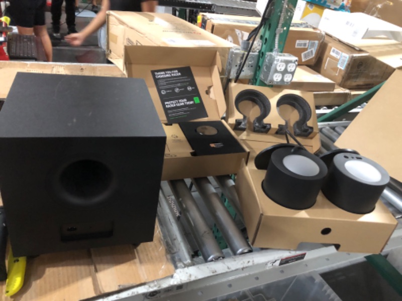 Photo 1 of Razer Nommo V2 Pro - 2.1 PC Gaming Speakers Wireless Subwoofer: