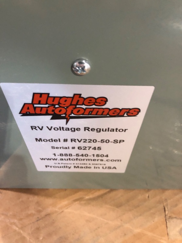 Photo 3 of Hughes Autoformers RV220-50-SP, Voltage Booster with Surge Protection, 50 Amp