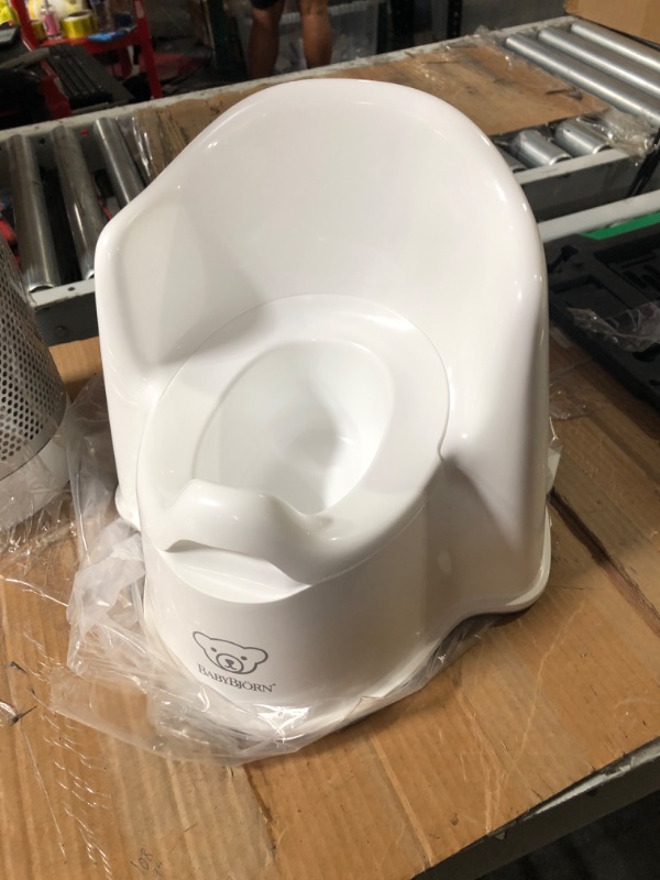 Photo 1 of BabyBjörn Potty Chair, White/Grey