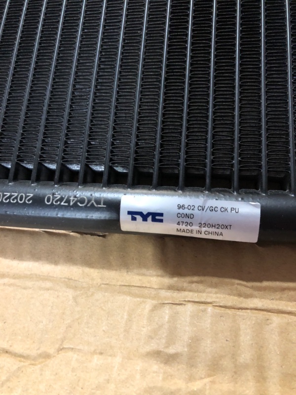 Photo 3 of TYC 4720 Compatible with Chevrolet/GMC Serpentine Replacement Condenser