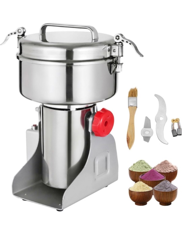 Photo 1 of 350G 750G 1000G Electric Grain Coffee Grinder Stainless Steel Grinding Machine For Crushing Wheat Herb Soybean Millet Corn