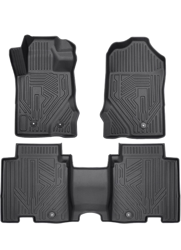 Photo 1 of **SPECS MAY NOT MATCH** Cartist Floor Mats Custom Fit for Ford Bronco 2021 2022 2023 4-Door All Weather Floor Liners