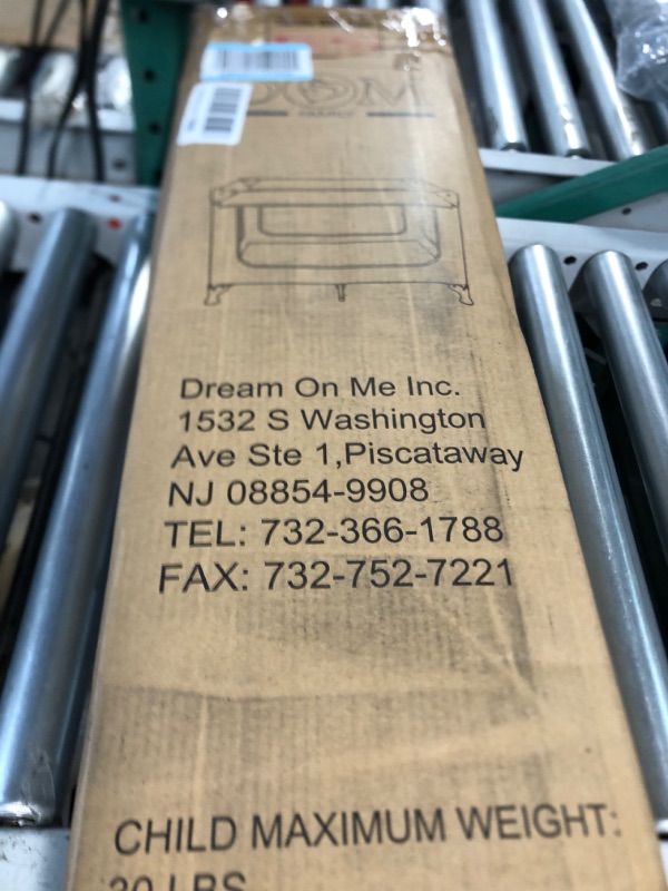 Photo 1 of Dream On Me Zoom Portable Playard in Pink, Lightweight, Packable and Easy Setup