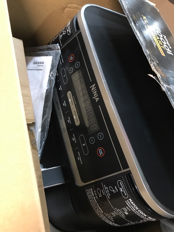 Photo 1 of **SEE NOTES** Ninja DZ550 Foodi 10 Quart 6-in-1 DualZone Smart XL Air Fryer