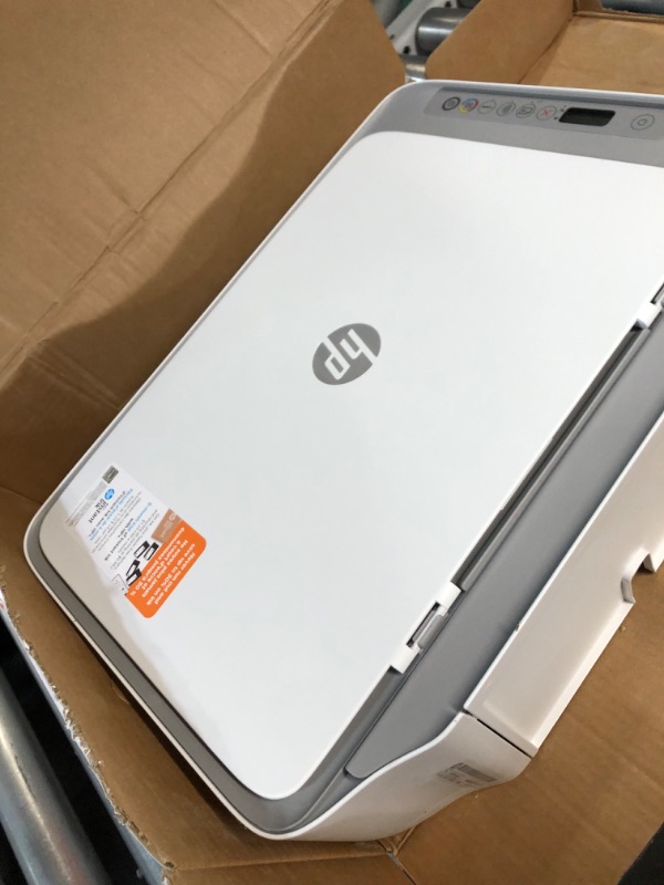 Photo 5 of HP DeskJet Wireless Color All-in-One Printer with bonus 6 months Instant Ink (26K67A), white