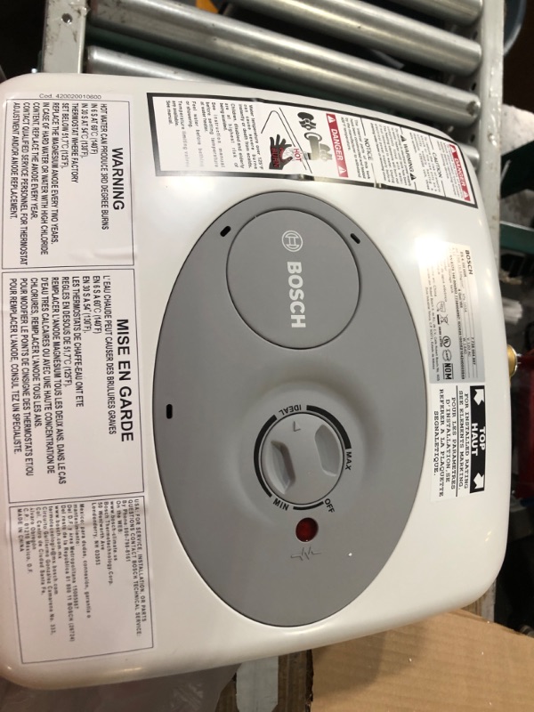 Photo 3 of Bosch Electric Mini-Tank Water Heater Tronic 3000 T 4-Gallon (ES4)