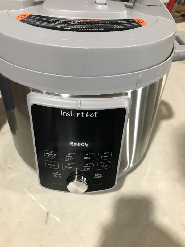 Photo 3 of ***UNTESTED - SEE NOTES***
Instant Pot Duo Plus, 6-Quart Electric Pressure Cooker,